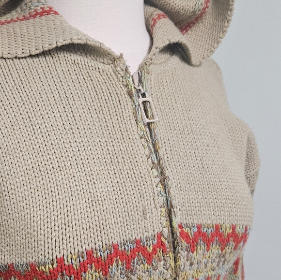 BDG Guaranteed Tough Vintage Zip Cardigan Sweater Hoodie Pockets Y2K Small - Picture 9 of 9